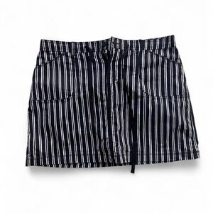 White Stag Black and White Striped skirt